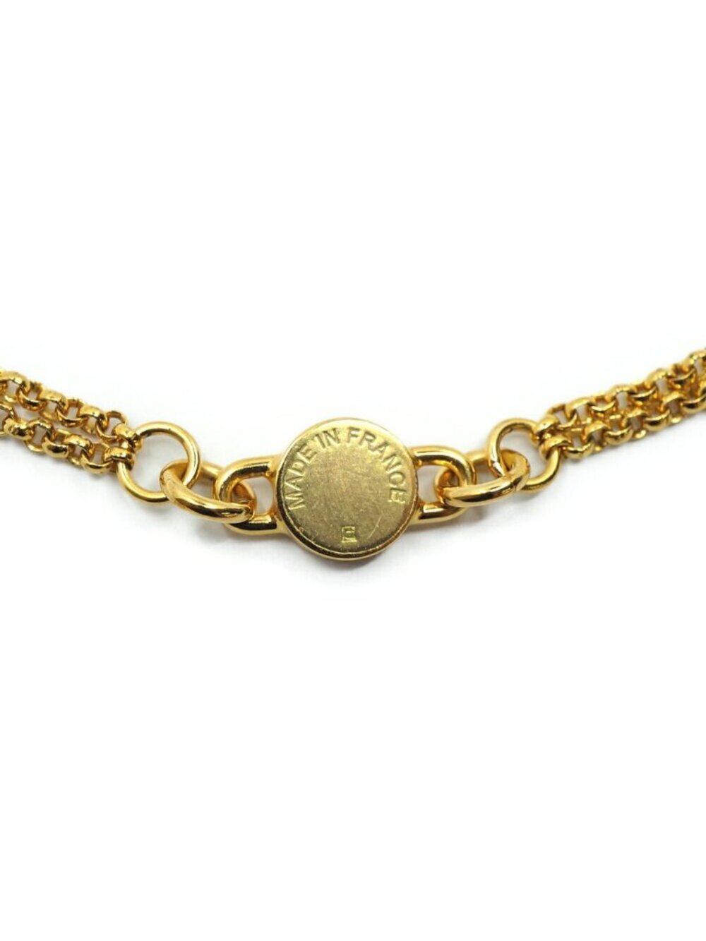 Hermes Pendant Charniere PM Necklace 40 Black Gold - Picture 2 of 8